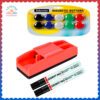 Eduway-Magnetic-Kit-for-Magnetic-White-Board-(2-Black-Marker,-1-Magnetic-Duster,-10-Magnets)