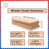 Eduway-Regular-Wooden-Duster-Perfect-Clean-For-Blackboard-&-Durable