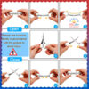 hasthip-2pcs-folding-scissors-safe-portable-travel-mini-scissors-stainless-steel-retractable-small-scissors-for-home-office-outdoors-visit-the-hasthip-store
