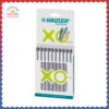 hauser-germany-xo-ball-pen-wallet-pack-tip-size-0-7-mm-sleek-body-minimalistic-design-matt-finish-solid-body-type-low-viscosity-ink-ultra-durable-tip-black-ink-set-of-10-pcs-7-grey-body-color