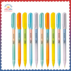 flair-move-fine-tip-ball-pen-minimalistic-aesthetic-matt-finish-pastel-body-colors-effortless-writing-with-sleek-clip-design-blue-ink-pack-of-10