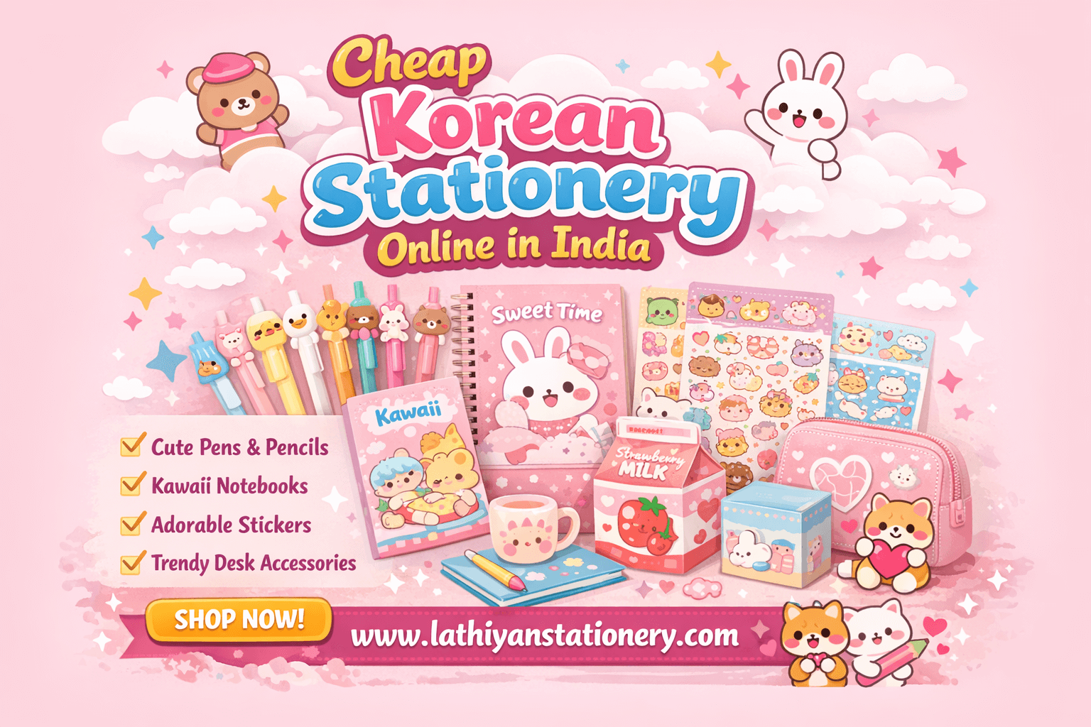 Cheap Korean Stationery Online India